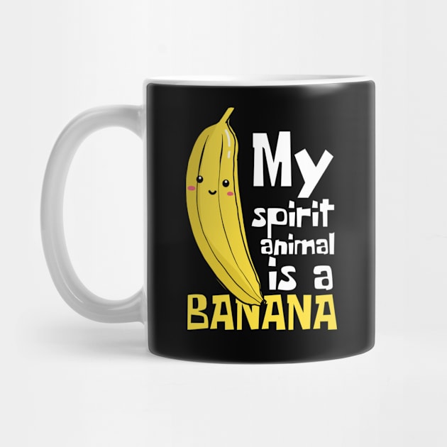 My Spirit Animal Is A Banana Funny by DesignArchitect